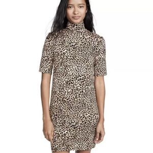 Enza Costa Leopard Print Dress Size Medium